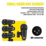 XTUGA MI7 7-Piece Wired Dynamic Drum Mic Kit