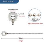 Stainless Steel Cymbal Sizzler Chain Set - 5 Pack