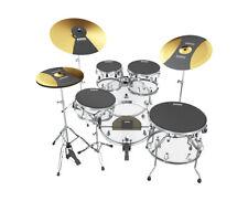 Evans Soundoff Drum Mute Pads - Full Box Drum Pad Set - Drum Mutes Pack - 3 Cymbals, 4 Tom/Snare, & 1 Bass Drum Mute - Great for Silencing Drum Kits to Practice - Fusion