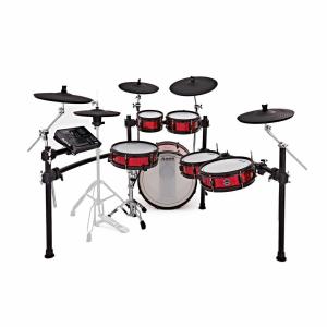 Alesis Strike Pro Special Edition – Electric Drum Set with Full-Sized Kick Drum, Hybrid Wood-Shell Toms and Snare, 4 Cymbals, Hi-Hat and 45000 Samples