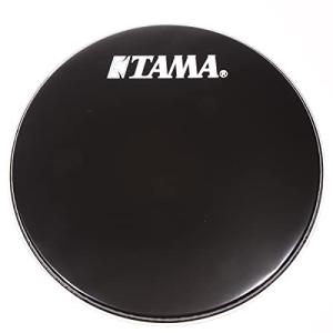 TAMA Bass Drum Front Head 22", Black w Logo (BK22BMWS)