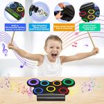 ORASANT Portable Rechargeable Electronic Drum Set