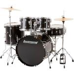 Ludwig Backbeat 5-Piece Drum Set - Black Sparkle