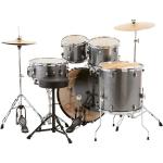 Ludwig Backbeat 5-Piece Drum Set with Hardware, Silver