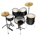 Full-Size 5-Piece Pro Drum Set with Remo Heads