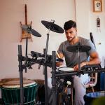 Asmuse Vertical Four-Leg Electric Drum Set