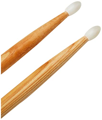LA Specials Drum Sticks - 7A Drumsticks - Drum Sticks Set for Acoustic Drums or Electronic Drums - Oval Nylon Tip - Hickory Drumsticks - Consistent Weight and Pitch - 3 Pairs