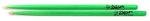 Popular 5A Acorn model drumsticks in a selection of new multi-layer neon color finishes. Colors available include neon yellow, green and pink. These super vibrant color finishes also glow under black lights.