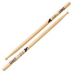 Designed by the drummer of Foo Fighters, Taylor Hawkins, this signature stick is similar to a 5B, but features a large, round tip for full tones and great projection. The stick is well-balanced and versatile making it excellent for rock music.