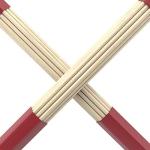 Promark H-RODS Hot Rods Drumsticks (1 Pair) – Smooth Grip for Easy Playability – Constructed of 19 Birch Dowels – Perfect for Small Venue and Acoustic Performances, 550” Diameter, 16” Long