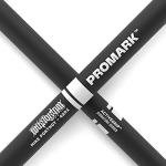 ProMark Drum Sticks - Mike Portnoy Drumsticks - ActiveGrip For Secure, Comfortable Grip - Gets Tackier As Your Hands Sweat - Active Grip Finish, Oval Wood Tip, Hickory Wood - 1 Pair
