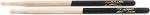 5-Pack Zildjian Hickory Dip Series Drumsticks - 5B - Wood Tip Value Bundle