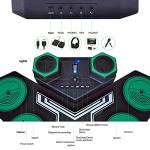 Portable 9 Pad Electronic Drum Set for Everyone