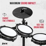 LyxJam 8-Piece Electronic Drum Kit with Mesh Heads