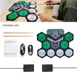 Portable 9 Pad Electronic Drum Set for Everyone