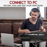 Pyle Portable Bluetooth Tabletop Drumming Machine