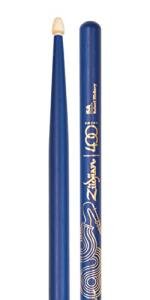 Avedis Zildjian Company Limited Edition 400th Anniversary 5AW Acorn Tip Drumsticks, Blue (Z5AACBU-400)