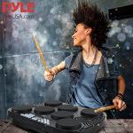 Pyle Portable Bluetooth Tabletop Drumming Machine