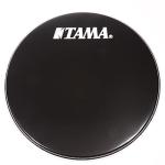 22" Black Bass Drum Head with Tama Logo