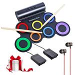 AUGLEAP Roll Up Electronic Drum Set for Kids