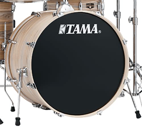 TAMA Bass Drum Front Head 22", Black w Logo (BK22BMWS)