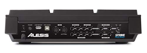 Alesis Strike Multipad - 9-Pad Percussion Instrument with Sampler, Looper, 2 Ins and Outs, Soundcard, Sample Loading via USB Thumb Drives and 4.3-Inch Display