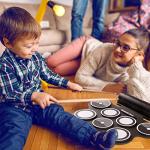 Pyle MIDI Roll Up Drum Kit with Pads & Pedals