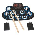 Kids Foldable Electronic Drum Set with Speakers