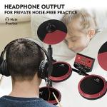 MUSTAR Electronic Drum Set with Mesh Pads