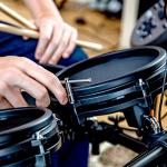 Alesis Nitro Mesh Kit with Numark HF125 Headphones