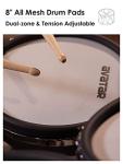 8-Inch Dual-Zone Mesh Snare/Tom Pad Bundle