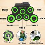 Roll Up Electronic Drum Set with Pedals & Sticks