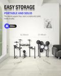 Donner DED-200 Electric Drum Set with Mesh Pads