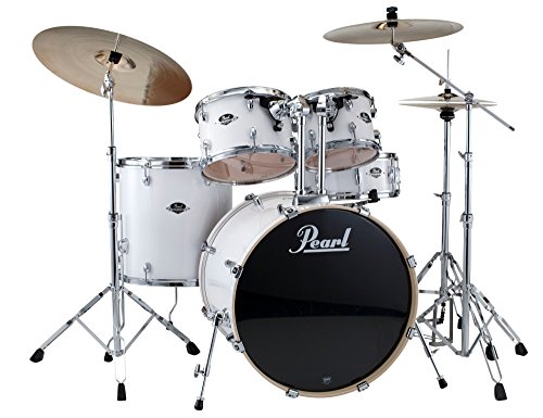 Pearl EXX725/C 5-Piece Export Standard Drum Set with Hardware - Pure White