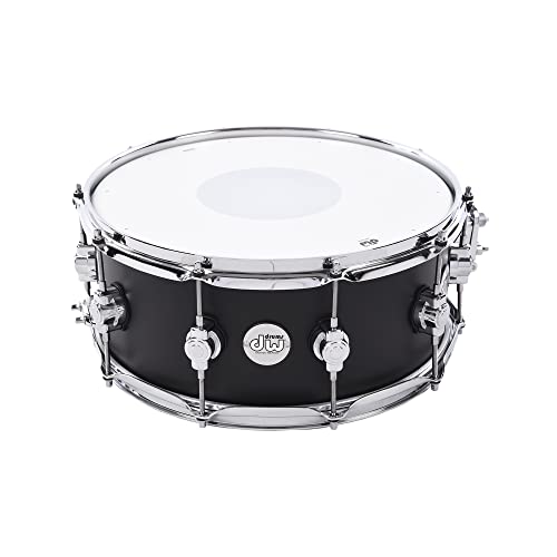 DW Design Series Snare Drum - 6-inch x 14-inch, Black Satin
