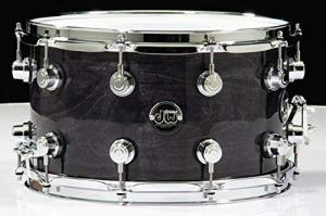 DW Performance Series Snare Drum - 8 Inches X 14 Inches Ebony Stain Lacquer