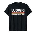 Ludwig Everything Else Is Noise Drum Sticks Tee