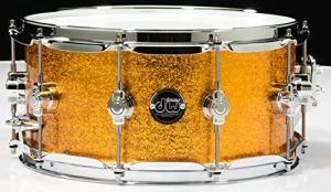 DW Performance Series Snare Drum - 6.5 x 14 inch - Gold Sparkle FinishPly