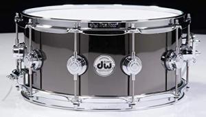 DW Collector's Black Nickel Brass Snare Drum 6.5x14