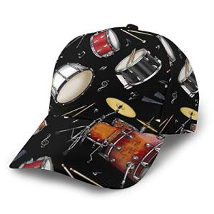 Unisex Fashion Classic Low Profile Baseball Cap Dad Hat Soft Adjustable Trucker Cap for Running Cycling Hiking Golf Outdoor - Rock Drum Stand