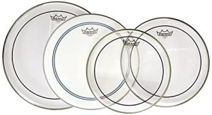 Remo Pinstripe Clear Drumhead Set