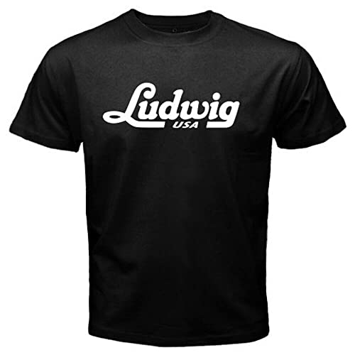 Ludwig Drums T-Shirt Father's Mother's Day Tee Vintage Gift for Men Women Black