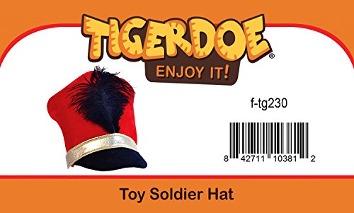 Tigerdoe Toy Soldier Hat - Drum Major Hat - Soldier Hat - Marching Band Hat - Nutcracker Hat - Toy Soldier Costume (Marching Band Hat) Blue