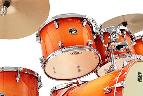 Tama Superstar Classic Custom 7-Piece Shell Pack Tangerine Lacquer Burst