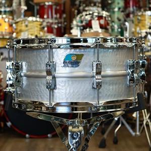 Ludwig Acrolite Hammered Aluminum Snare Drum 6.5"x14