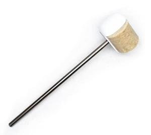 TUOREN 1Pcs Drum Pedal Beater Kick Drum Foot Pedal Beater Sticks Suitable for Drum Set and Electronic Drums White Hammer