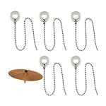 Stainless Steel Cymbal Sizzler Chain Set - 5 Pack