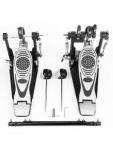 Double Bass Drum Pedal Set with Beaters and Key
