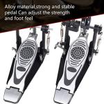 Double Bass Drum Pedal Set with Beaters and Key
