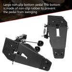 Double Bass Drum Pedal Set with Beaters and Key